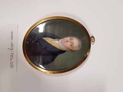 0000-0617-TEK a.jpg; 0000-0617-TEK/OB; Miniatuurportret van (vermoedelijk) Mr. Jacob baron Fagel.; portretten